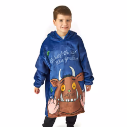 The Gruffalo Boys Hoodie Blanket - 6-8 Years, Blue/Brown