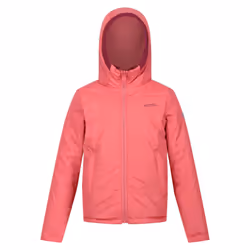 Regatta Childrens/Kids Kyrell Zebra Print Reversible Jacket - 11-12 Years, Mineral Red/Burgundy