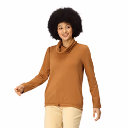 Regatta Womens/Ladies Adarae Fleece Roll Neck Sweatshirt - 18 UK, Rubber