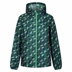 Regatta Womens/Ladies Orla Kiely Pack-It Leaf Print Waterproof Jacket - 10 UK, Shadow Elm Emerald