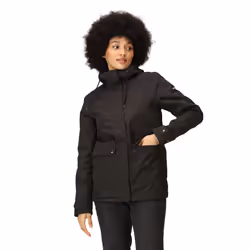 Regatta Womens/Ladies Broadia Waterproof Jacket - 14 UK, Black