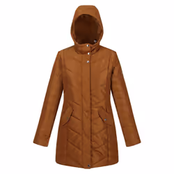 Regatta Womens/Ladies Panthea Insulated Padded Hooded Jacket - 12 UK, Rubber