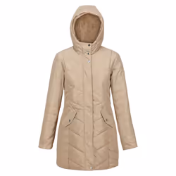 Regatta Womens/Ladies Panthea Insulated Padded Hooded Jacket - 16 UK, Barleycorn
