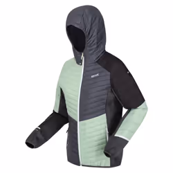Regatta Womens/Ladies Trutton II Baffled Hooded Jacket - 18 UK, Quiet Green/Seal Grey