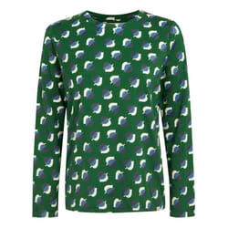 Regatta Womens/Ladies Orla Kiely Leaf Print Long-Sleeved T-Shirt - 8 UK, Shadow Elm Emerald