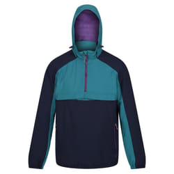 Regatta Mens Anorak Vintage Overhead Soft Shell Jacket - L, Navy/Spruce