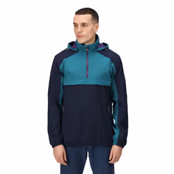 Regatta Mens Anorak Vintage Overhead Soft Shell Jacket - L, Navy/Spruce