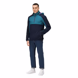 Regatta Mens Anorak Vintage Overhead Soft Shell Jacket - L, Navy/Spruce