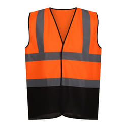 Regatta Mens Pro Two Tone Hi-Vis Vest - XL, Fluro Orange/Black
