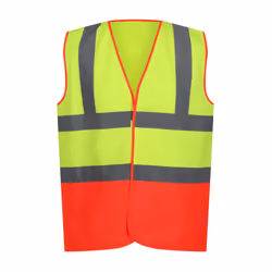 Regatta Mens Pro Two Tone Hi-Vis Vest - S, Fluro Yellow/Red
