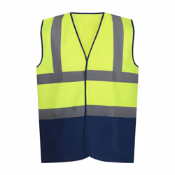 Regatta Mens Pro Two Tone Hi-Vis Vest - XXL, Fluro Yellow/Navy