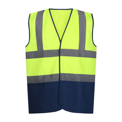 Regatta Mens Pro Two Tone Hi-Vis Vest - 3XL, Fluro Yellow/Navy