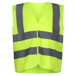 Regatta Childrens/Kids Hi-Vis Vest - 7-8 Years, Fluro Yellow