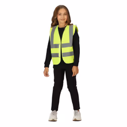 Regatta Childrens/Kids Hi-Vis Vest - 9-10 Years, Fluro Yellow