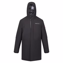 Regatta Mens Christian Lacroix Padded Long Waterproof Jacket - M, Black
