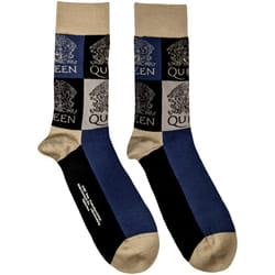 Queen Unisex Adult Block Logo Socks