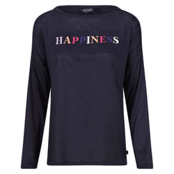 Regatta Womens/Ladies Carlene Happiness Long-Sleeved T-Shirt - 8 UK, Navy