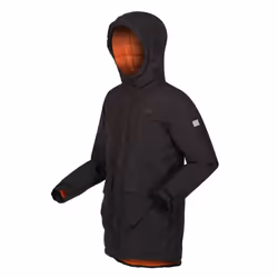 Regatta Childrens/Kids Farbank Ski Jacket - 5-6 Years, Black/Burnt Copper