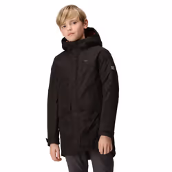 Regatta Childrens/Kids Farbank Ski Jacket - 5-6 Years, Black/Burnt Copper