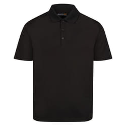 Regatta Mens Pro Moisture Wicking Polo Shirt - XL, Black