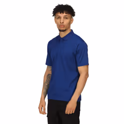Regatta Mens Pro Moisture Wicking Polo Shirt - S, New Royal
