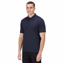 Regatta Mens Pro Moisture Wicking Polo Shirt - XS, Navy
