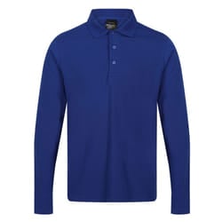 Regatta Mens Pro Long-Sleeved Polo Shirt - 3XL, New Royal