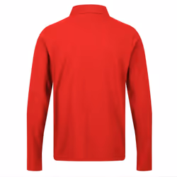 Regatta Mens Pro Long-Sleeved Polo Shirt - XL, Classic Red
