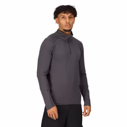 Regatta Mens Core Stretch Half Zip Midlayer - XL, Seal Grey