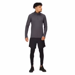 Regatta Mens Core Stretch Half Zip Midlayer - XL, Seal Grey