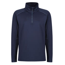 Regatta Mens Core Stretch Half Zip Midlayer - 3XL, Navy