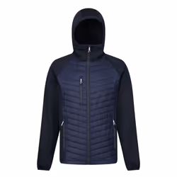 Regatta Mens Navigate Quilted Hybrid Jacket - XXL, Navy/Seal Grey