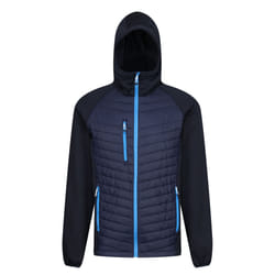 Regatta Mens Navigate Quilted Hybrid Jacket - M, Navy/French Blue