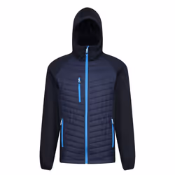 Regatta Mens Navigate Quilted Hybrid Jacket - S, Navy/French Blue