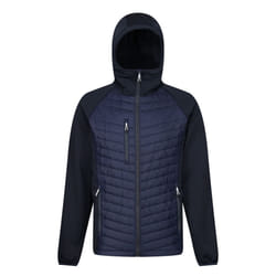 Regatta Mens Navigate Quilted Hybrid Jacket - XL, Navy/Seal Grey