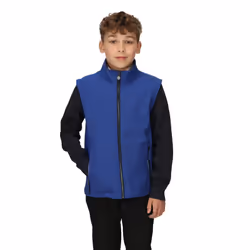 Regatta Childrens/Kids Ablaze Softshell Reflective Gilet - 3-4 Years, New Royal/Navy