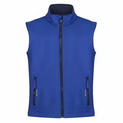Regatta Childrens/Kids Ablaze Softshell Reflective Gilet - 7-8 Years, New Royal/Navy