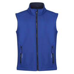 Regatta Childrens/Kids Ablaze Softshell Reflective Gilet - 7-8 Years, New Royal/Navy