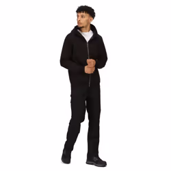 Regatta Mens Pro Full Zip Hoodie - XL, Black