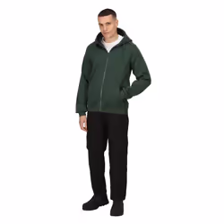 Regatta Mens Pro Full Zip Hoodie - XL, Dark Green