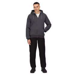 Regatta Mens Pro Full Zip Hoodie - XL, Seal Grey