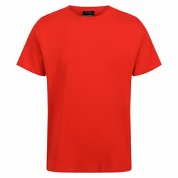 Regatta Mens Pro Cotton Soft Touch T-Shirt - L, Classic Red