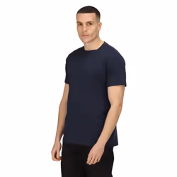 Regatta Mens Pro Cotton Soft Touch T-Shirt - S, Navy
