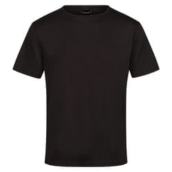 Regatta Mens Pro Reflective Moisture Wicking T-Shirt - S, Black