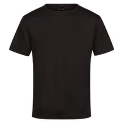 Regatta Mens Pro Reflective Moisture Wicking T-Shirt - M, Black