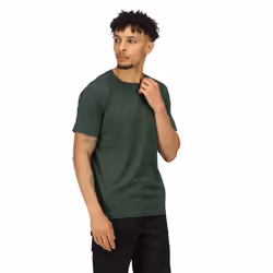 Regatta Mens Pro Reflective Moisture Wicking T-Shirt - XS, Dark Green