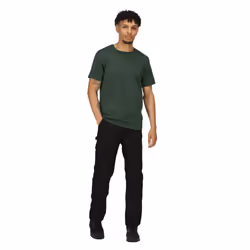 Regatta Mens Pro Reflective Moisture Wicking T-Shirt - XS, Dark Green