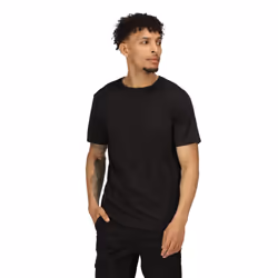 Regatta Mens Pro Reflective Moisture Wicking T-Shirt - XXL, Black