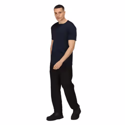 Regatta Mens Pro Reflective Moisture Wicking T-Shirt - 3XL, Navy