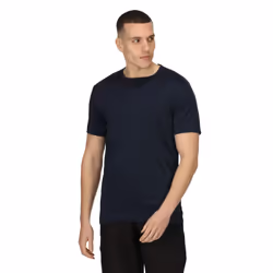 Regatta Mens Pro Reflective Moisture Wicking T-Shirt - XXL, Navy